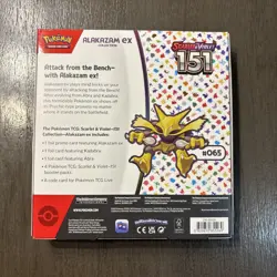 Pokemon TCG Scarlet and Violet - 151 Alakazam ex Collection Box - 4 Packs Sealed 820650855269 - Image 3