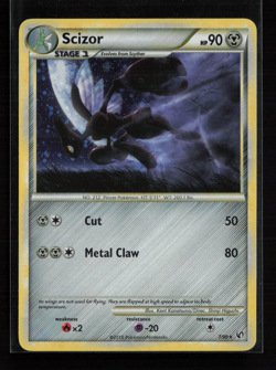 Scizor #7/90 - HGSS Undaunted Holo Rare Pokemon Card - Pokemon TCG - Image 1