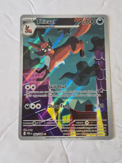 Thievul 092/084 Illustration Rare Pitch Black Pokemon Holo Near Mint - Image 1