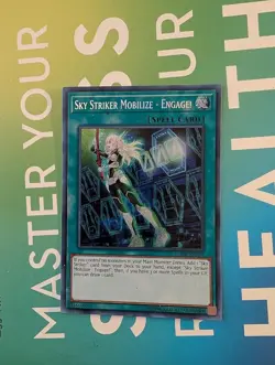 Yugioh Sky Striker Mobilize - Engage! DASA-EN030 Unlimited Secret Rare NM - Image 1