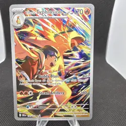 Pokemon TCG Ethan's Typhlosion Destined Rivals Illustration Rare Card 190/182 - Image 1