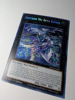 Yugioh Drytron Mu Beta Fafnir MP22-EN084 Prismatic Secret Rare 1st Ed NM - Image 2