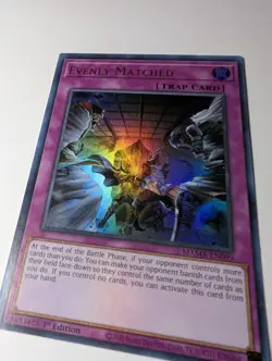 Yugioh! Evenly Matched - MAMA-EN099 - Ultra Rare - 1st Edition NM - Image 3