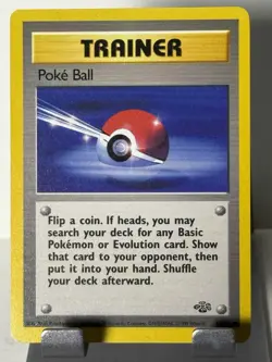 1999 Pokemon Jungle 1st Edition Poke All #64 Poke Ball - Image 3