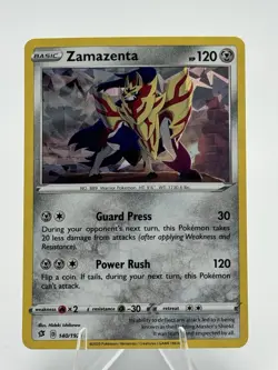 Zamazenta - (Cracked Ice Holo) 140/192 Deck Exclusives Holo Pokemon TCG NM - Image 1