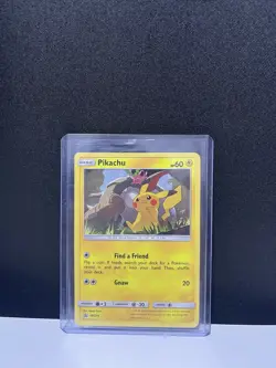 Pikachu SM234 Black Star Promo Cosmos Holo Pokemon Card - Image 1