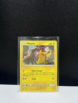 Pikachu SM234 Black Star Promo Cosmos Holo Pokemon Card - Image 2