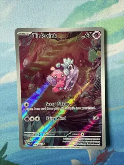 Pokemon TCG Tinkatink 216/193 Paldea Evolved Illustration Rare Holo EN 60 HP - Image 1