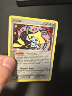 Pokemon Jirachi Pokemon TCG EX Deoxys Holo Rare 9/107 Mint Played. See pics - Image 1