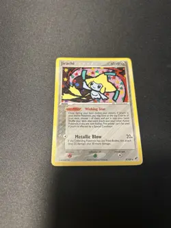 Pokemon Jirachi Pokemon TCG EX Deoxys Holo Rare 9/107 Mint Played. See pics - Image 3