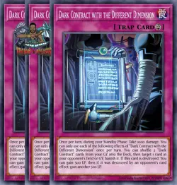Yugioh 3x Dark Contract with the Different Dimension DOOD-EN073 Common 1st Ed NM - Image 1