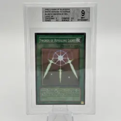 BGS 9 MINT Swords of Revealing Light LOB-101 Super Rare 1st Edition Yugioh - Image 1