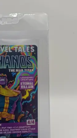 Thanos, The Mad Titan (Borderless) (0400) Marvel Super Heroes Foil MTG TCG - Image 4