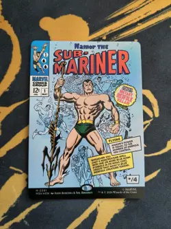 MTG Marvel Super Heroes, Namor, The Sub-Mariner, Comic Cover Art Foil, NM/M - Image 1