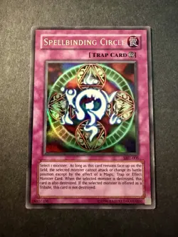1996 Yu-Gi-Oh! TCG Spellbinding Circle Magic Ruler MRL-006 - Image 1