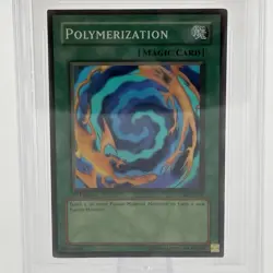 BGS 8.5 MINT Polymerization LOB-059 Super Rare 1st Edition Yugioh Graded Card - Image 2