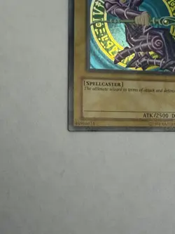 2002 Yugioh DDS-002 Dark Duel Stories Promo Dark Magician Prismatic Secret Rare - Image 5
