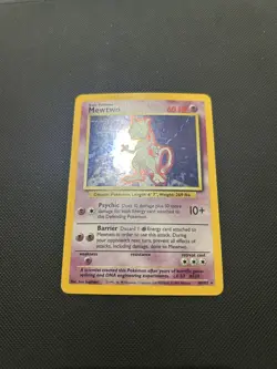 Mewtwo 10/102 | Base Set | Holo Pokemon Card LP - Image 2