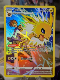 Jolteon TG04/TG30 Swsh09: Brilliant Stars Trainer Gallery Holo - Image 1
