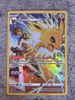 Jolteon Ultra Rare SWSH09: Brilliant Stars Trainer Gallery TG04/TG30 NM 2 - Image 1