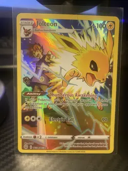 Jolteon TG04/TG30 Swsh09: Brilliant Stars Trainer Gallery Holo - Image 1