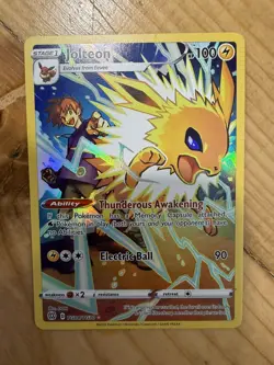 Jolteon TG04/TG30 Swsh09: Brilliant Stars Trainer Gallery Holo - Image 3