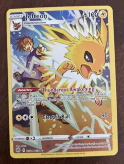 Jolteon TG04/TG30 Swsh09: Brilliant Stars Trainer Gallery Holo - Image 1