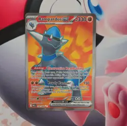 Pokemon TCG - Rampardos ex 100/084 - Pitch Black - Holo Ultra Rare Card - Image 3