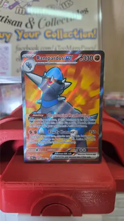 Pokemon TCG Rampardos ex 100/084 Pitch Black English Ultra Rare Near Mint - Image 1