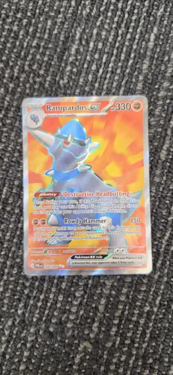 Pokemon TCG Rampardos ex 100/084 Pitch Black English Ultra Rare - Mint Condition - Image 1