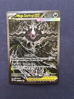 Mega Darkrai ex 116/084 Pitch Black Special Illustration Rare Pokemon Card NM/M - Image 1