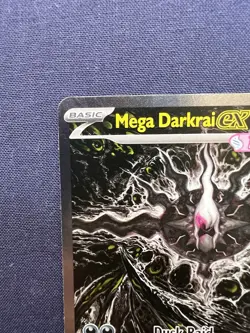 Mega Darkrai ex 116/084 Pitch Black Special Illustration Rare Pokemon Card NM/M - Image 2