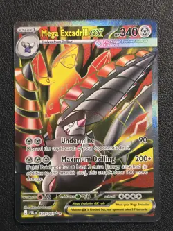 Mega Excadrill Ex 103/84 Ultra Rare Holo Card - Pokemon Pitch Black Near Mint - Image 1