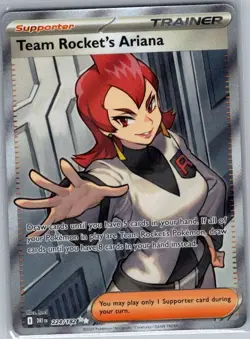 Team Rocket's Ariana - 224/182 SV10: Destined Rivals - Pokemon Card - NM - Image 1