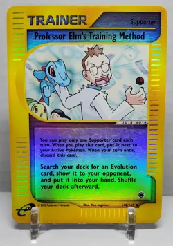 PROFESSOR ELM'S TRAINING METHOD REVERSE EXPEDITION 148/165 POKEMON CARD WOTC MP - Image 1