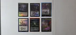 Magic the gathering FOIL Signed Cards - Image 1