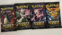 1x Pokemon Trading Card Game Sun & Moon Hidden Fates Booster Pack 609411429020 - Image 1