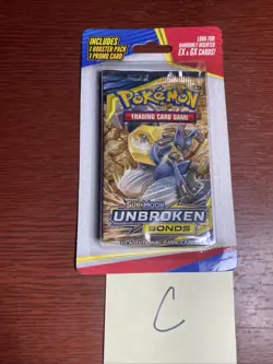 Sun & Moon Unbroken Bonds Booster Pack Sealed Pokemon TCG +1 Promo Card Pack C - Image 1