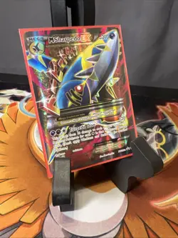 Pokemon Mega Sharpedo-EX TCG Holo Promo Card XY 200a Near Mint Condition NM - Image 1