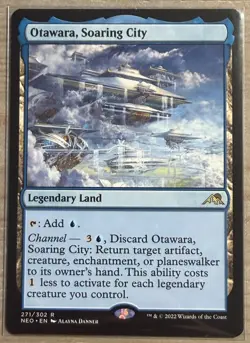 Magic the Gathering Otawara, Soaring City Kamigawa Neon Dynasty Card #271 - Image 1
