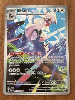 Pokemon TCG Silvally 095/084 Me05: Pitch Black Illustration Rare NM Card - Image 1