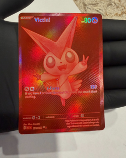 Pokemon Victini Card Black Bolt Red Holo BWR 171/086 Near Mint - Image 3