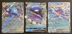 Pokemon Card Lot Kyogre V Kingdra Ex Stamped Garchomp Ex PR CZ SF NM 3 Cards - Image 1