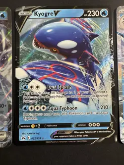 Pokemon Card Lot Kyogre V Kingdra Ex Stamped Garchomp Ex PR CZ SF NM 3 Cards - Image 3