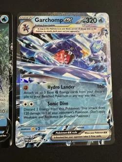 Pokemon Card Lot Kyogre V Kingdra Ex Stamped Garchomp Ex PR CZ SF NM 3 Cards - Image 4