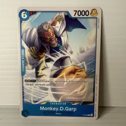One Piece TCG Monkey.D.Garp P-054 Promo Character Card Navy NM - Image 1