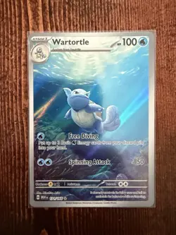 Wartortle Illustration Rare SV Scarlet & Violet 151 Card 171/165 NM Condition - Image 1