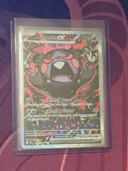 Morpeko ex 117/084 Me05: Pitch Black Holo | Near Mint | SIR Pokemon Card - Image 1