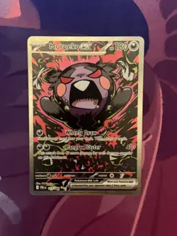 Morpeko ex 117/084 Me05: Pitch Black Holo | Near Mint | SIR Pokemon Card - Image 2