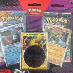 Pokemon TCG Enhanced 2-pack blister with 3 Foil Cards/Coin - Factory Sealed New! - Image 2
